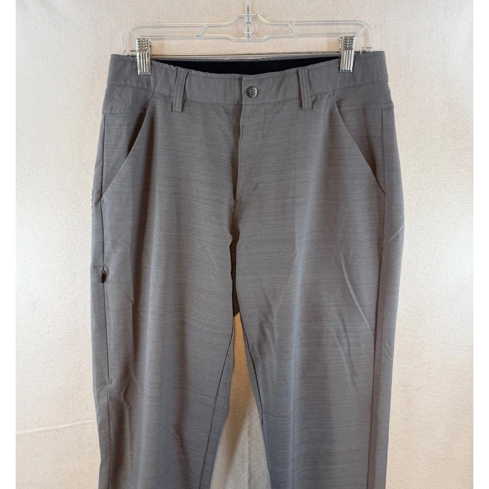 BYLT Kinetic Pants Mens 32x30 Gray Stretch Performance Chino Casual Golf Travel